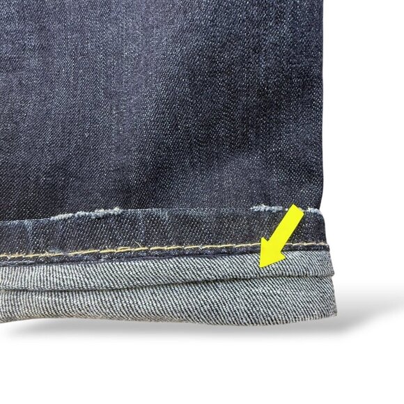 Mek Denim Jeans Womens Sz 26/32 Clayton Slim Boot Low-Rise Embroidered Flap - Picture 16 of 16